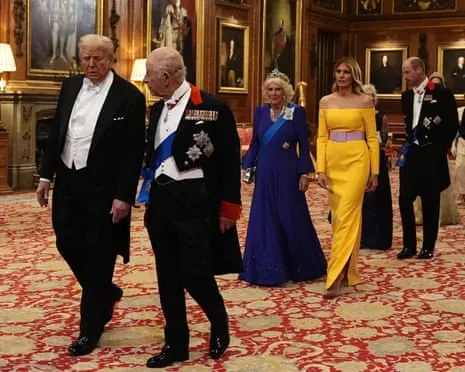 Royals Present Grand Welcome During Protests; Jimmy Kimmel Taken Off Air Due To Kirk Comments